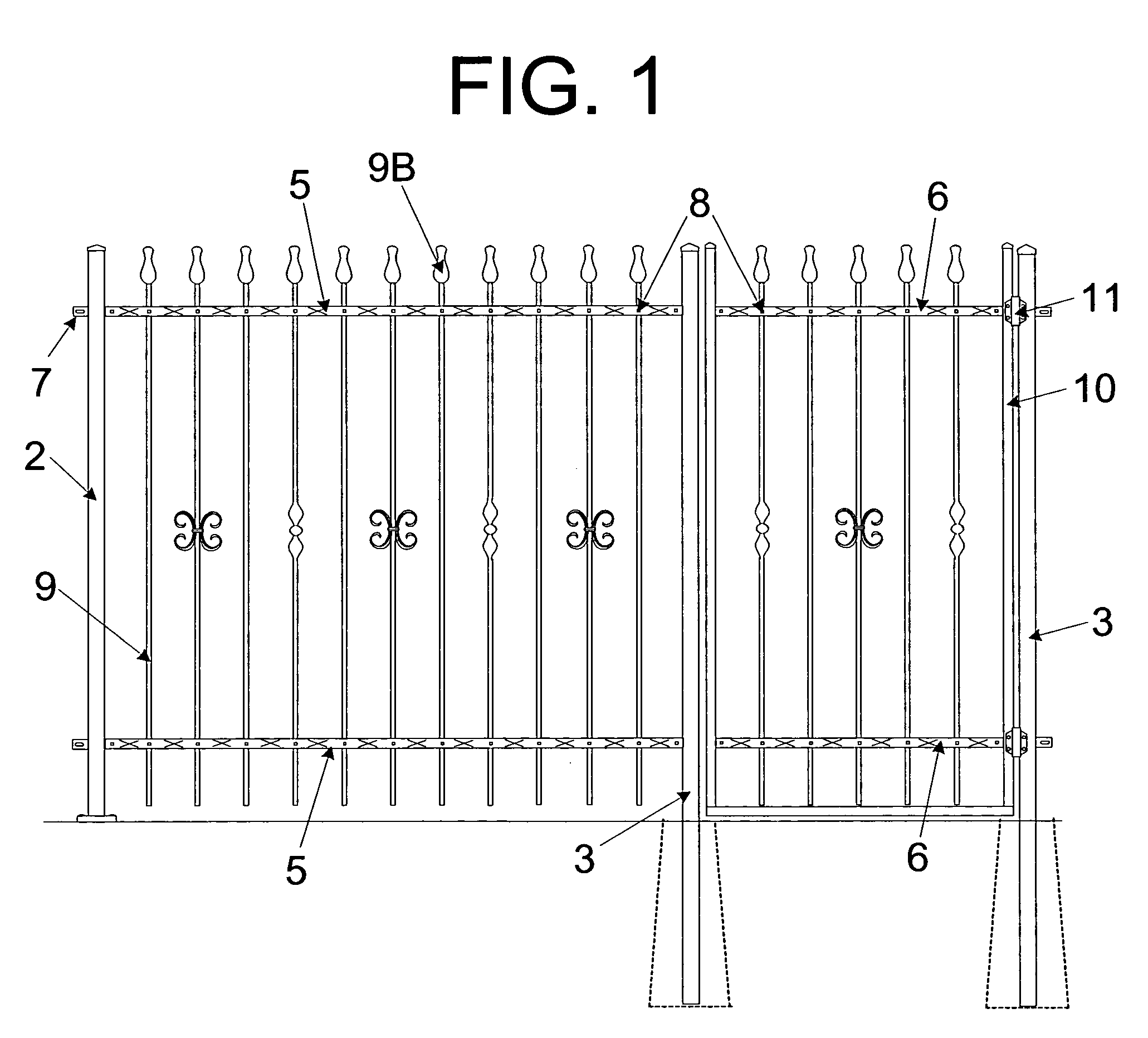 Modular railing, fence, gate, and security bars