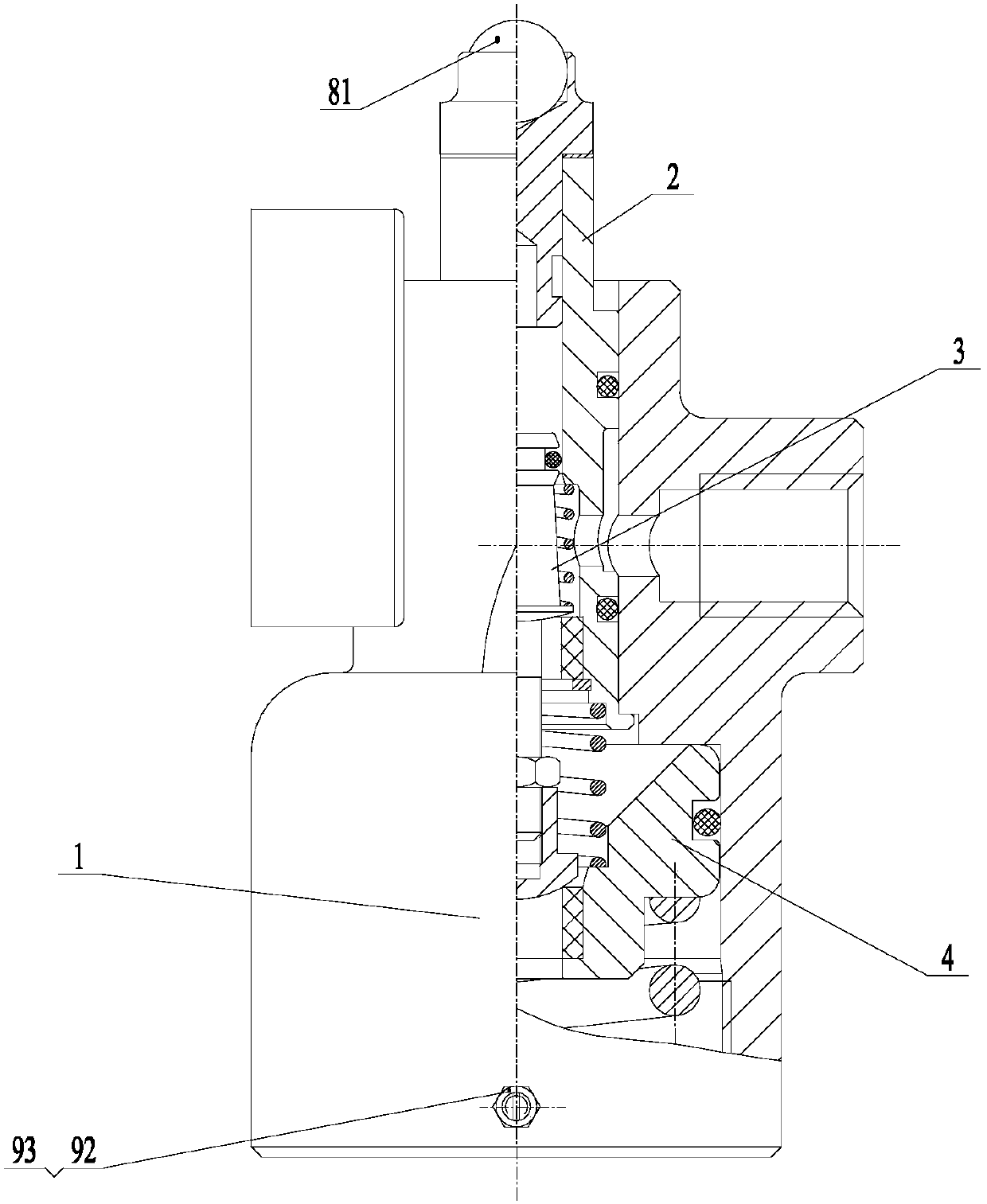 Control setter beside diesel engine for stepless voltage regulation of air pressure