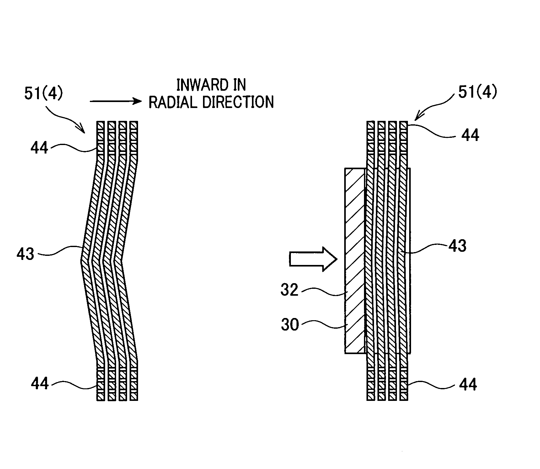 Stator for rotary electric machine and method of manufacturing the stator