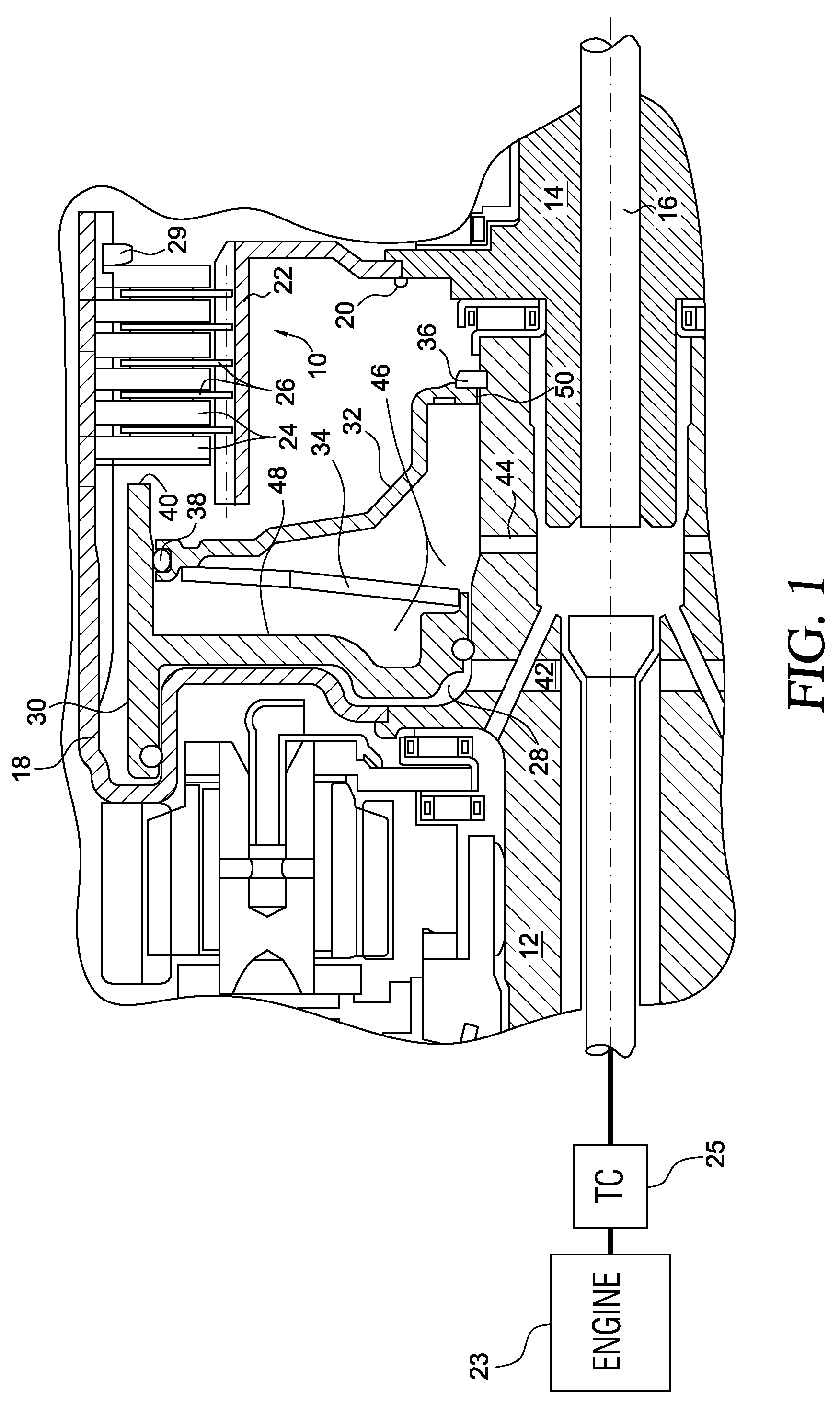 Avoiding drift engagement of a hydraulic clutch