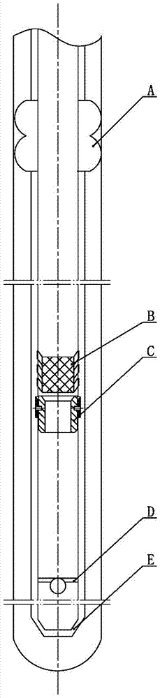 Cementing device for thin interlayer adjustment wells
