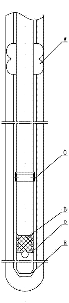 Cementing device for thin interlayer adjustment wells