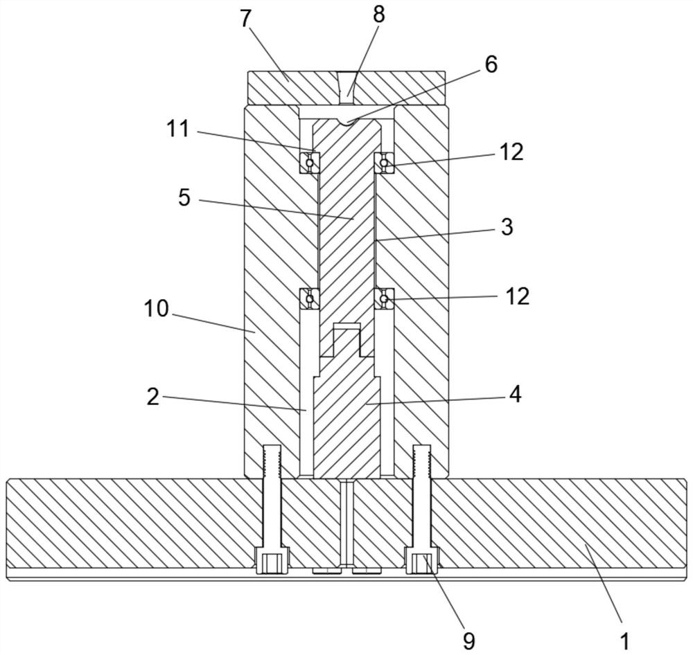 Wide-angle optical fiber preparation device for hard tube lens