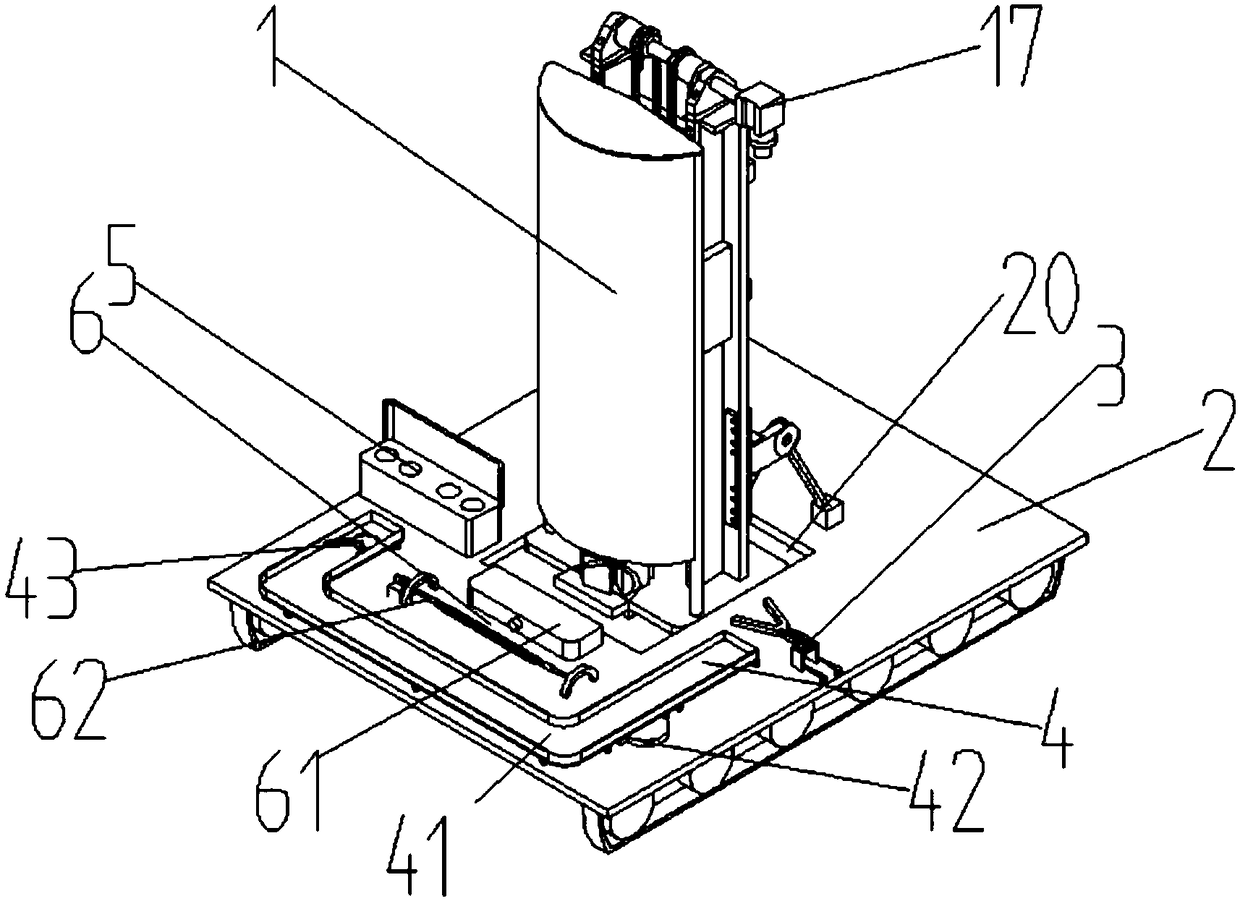 Postprocessing device for soil sampling