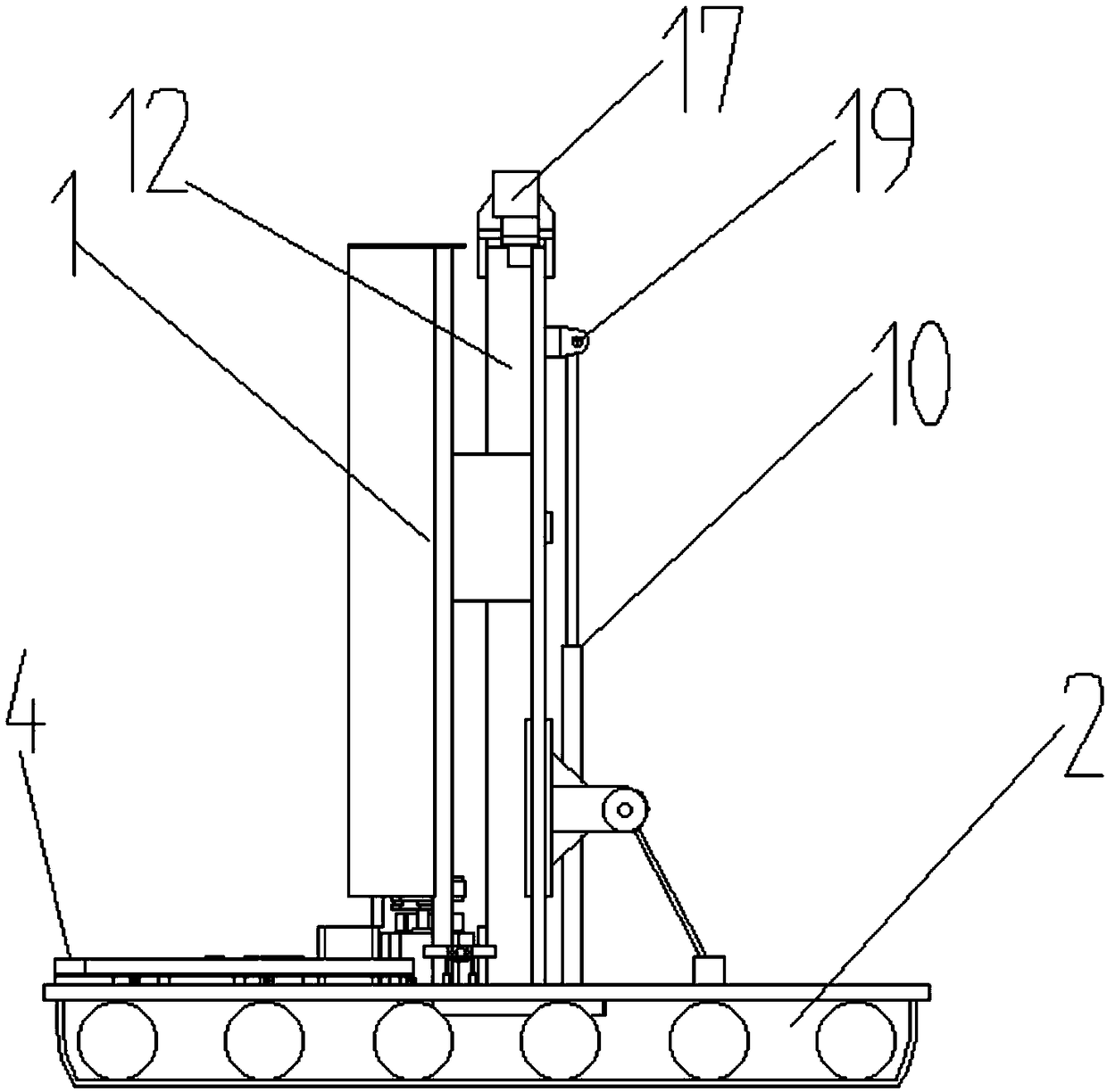 Postprocessing device for soil sampling