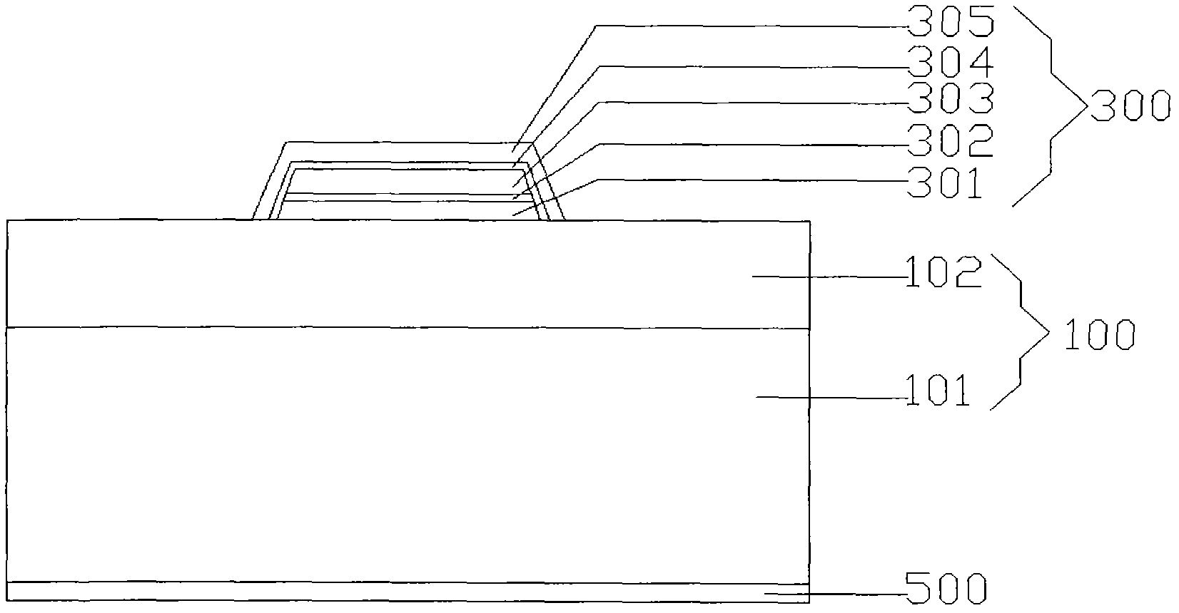 Composite electrode of light-emitting diode chip and manufacturing methods thereof