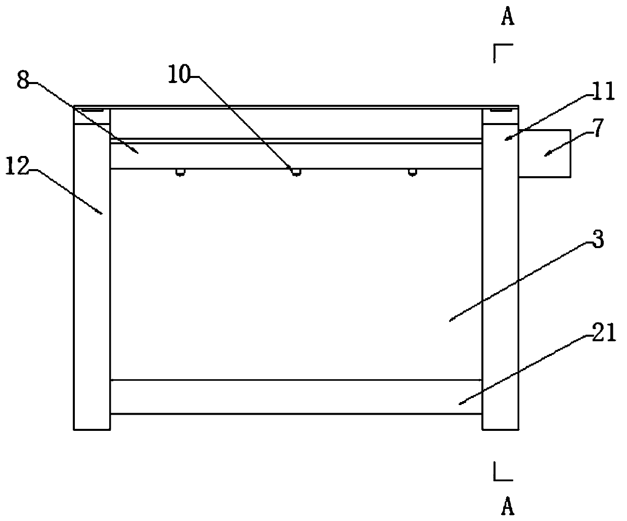 Solar power generation photovoltaic panel with automatic cleaning device