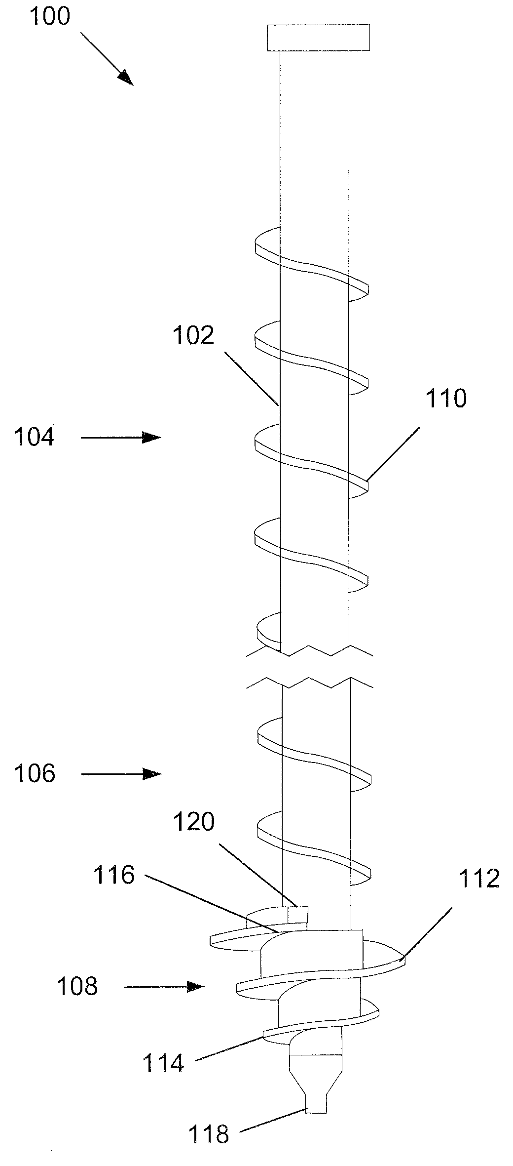 Auger grouted displacement pile