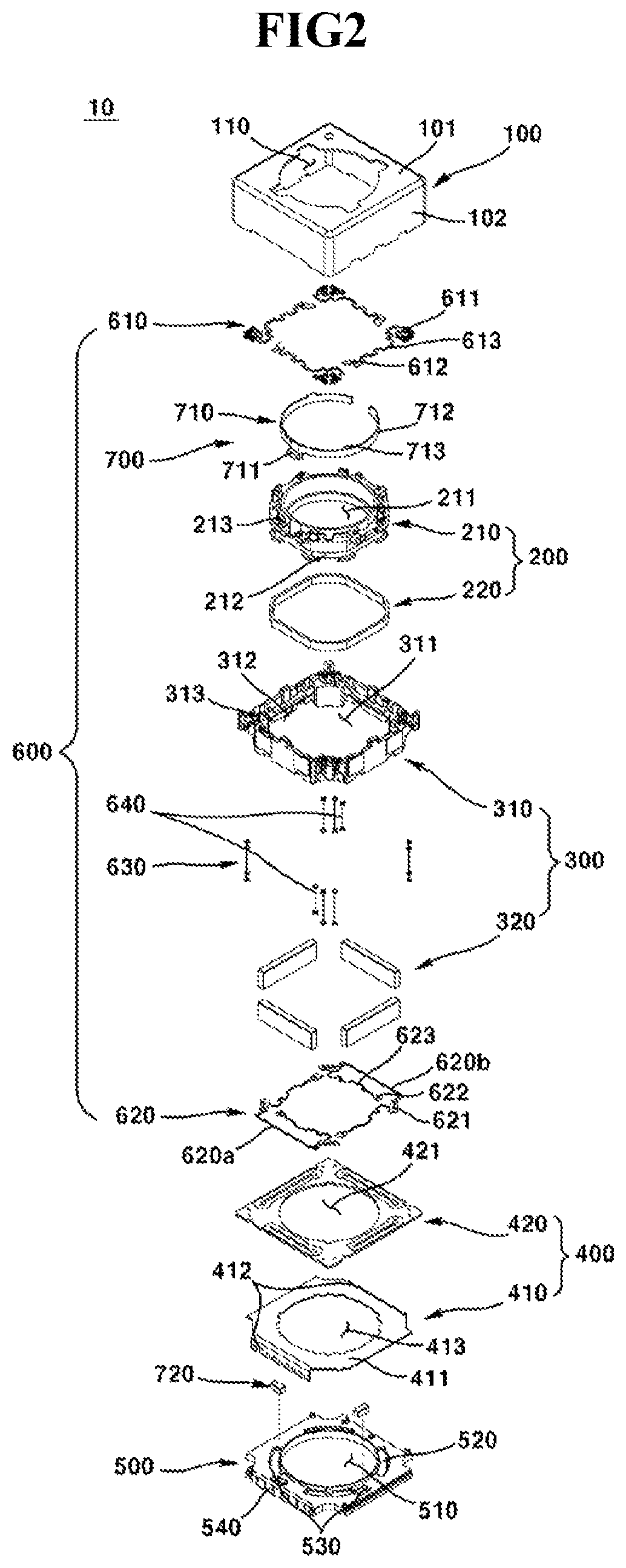 Lens driving unit, camera module, and optical instrument