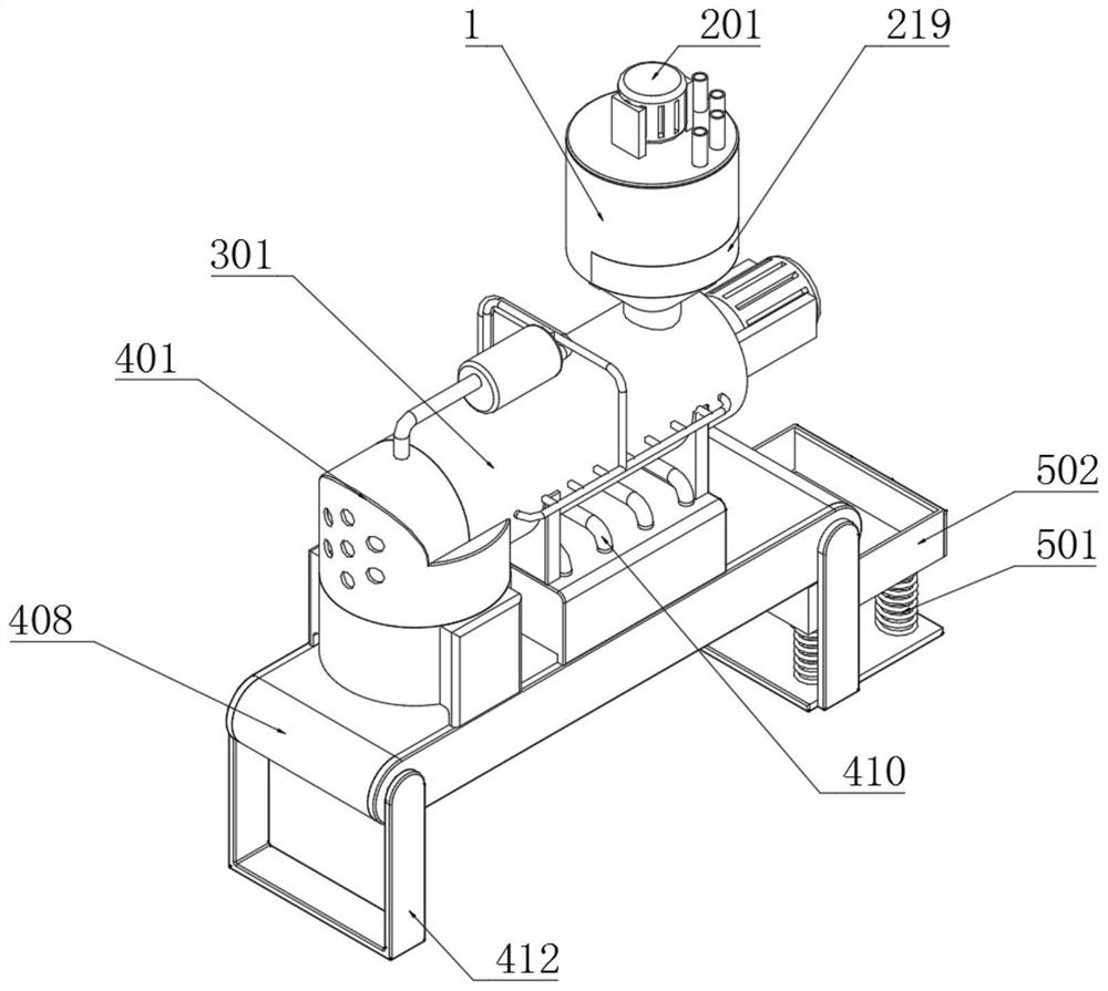 Preparation device for preparing livestock and poultry feed from reed edible mushroom waste mushroom sticks