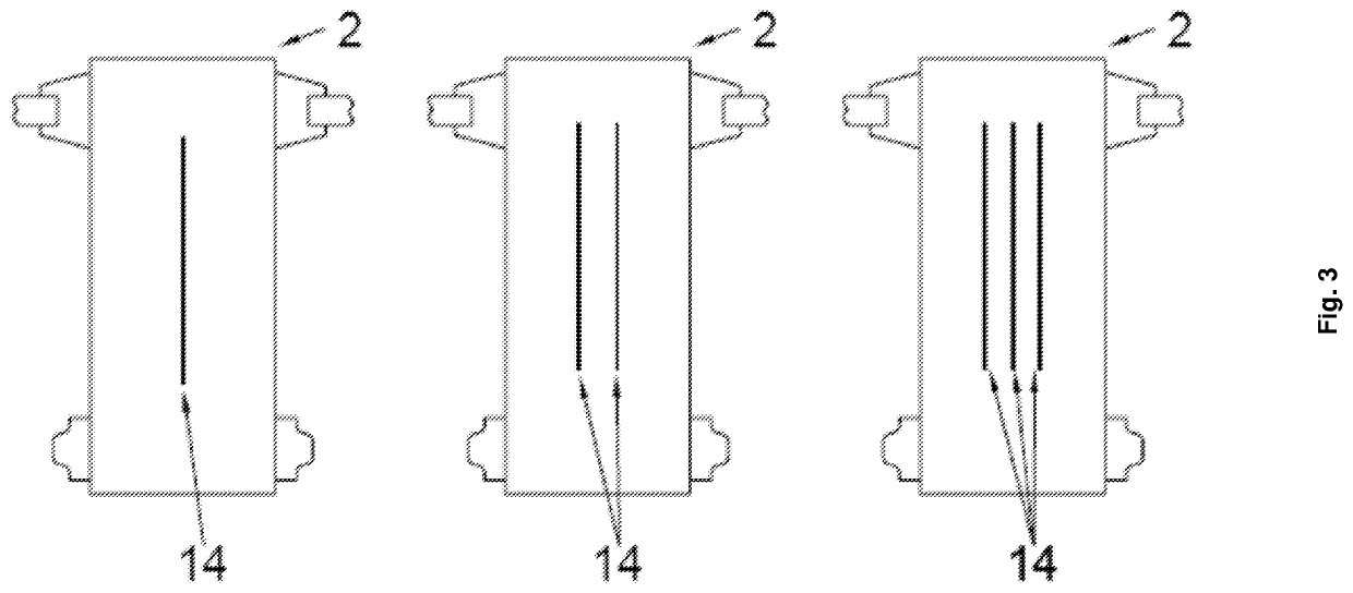 Absorbent article comprising elastomeric strips