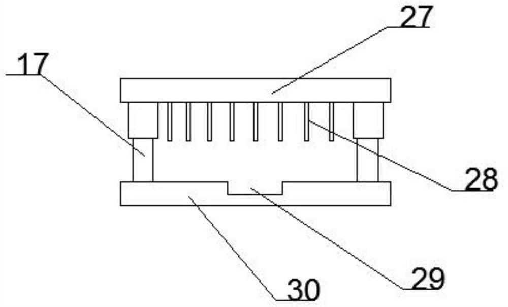 Surgical towel disinfecting and cleaning device