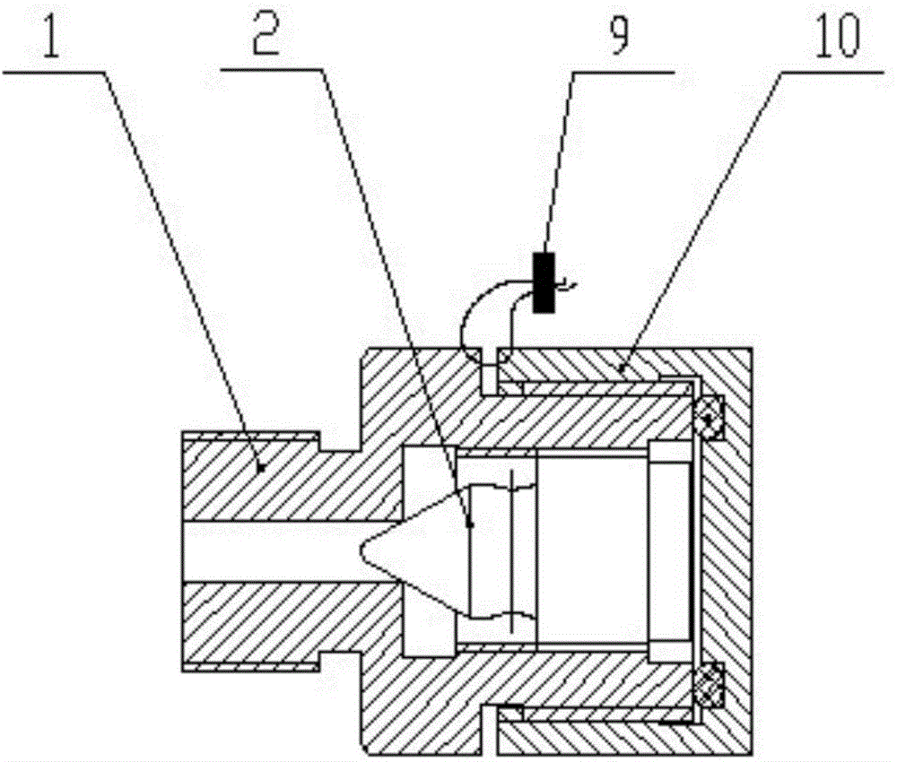 Fire extinguishing agent filling device