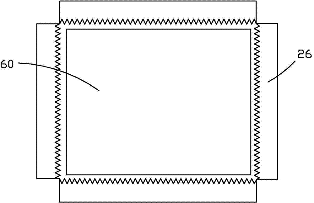 Antistatic structure of array substrate