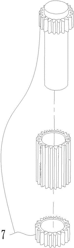 Door body clamping device