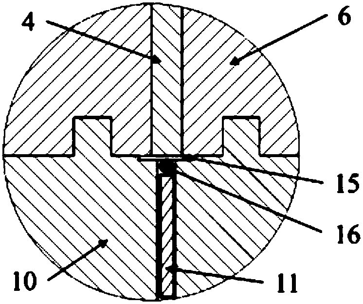 A small punch test device that can directly measure deflection