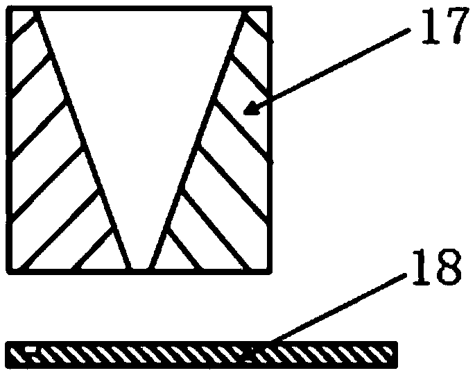 A small punch test device that can directly measure deflection