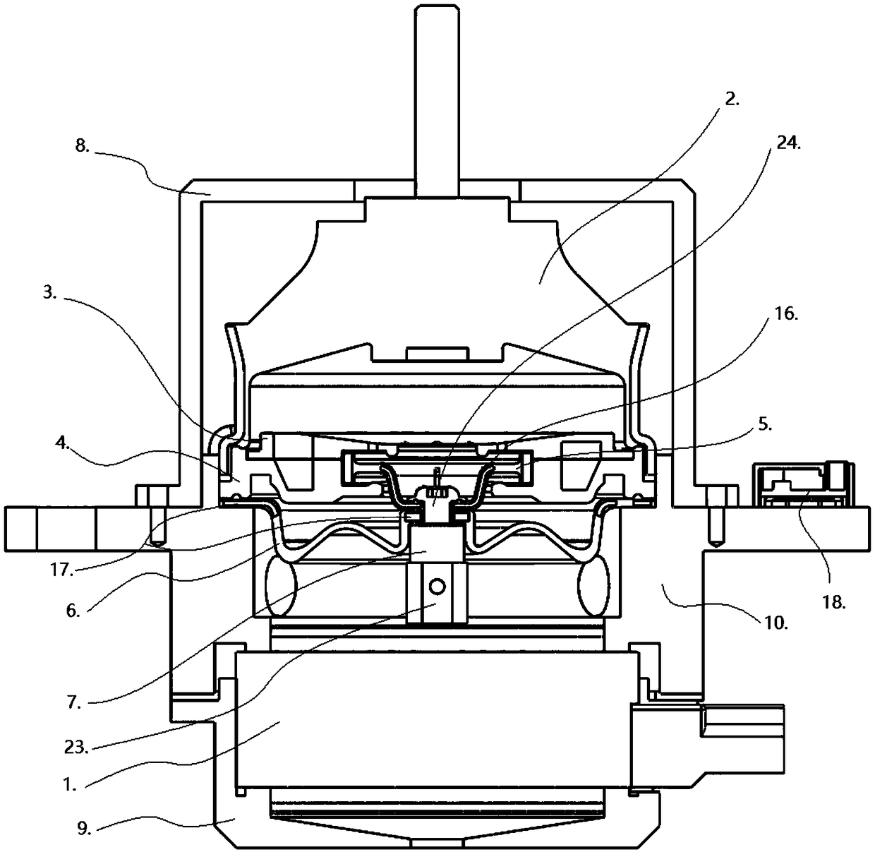 Active and passive integrated vibration isolator system