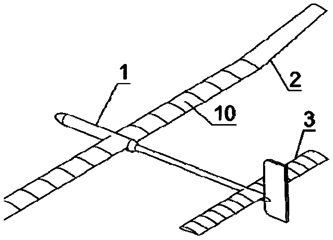 Aircraft and structure battery component of aircraft