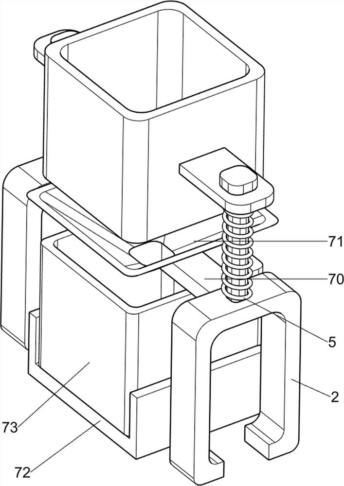 Quantitative weighing equipment for flour