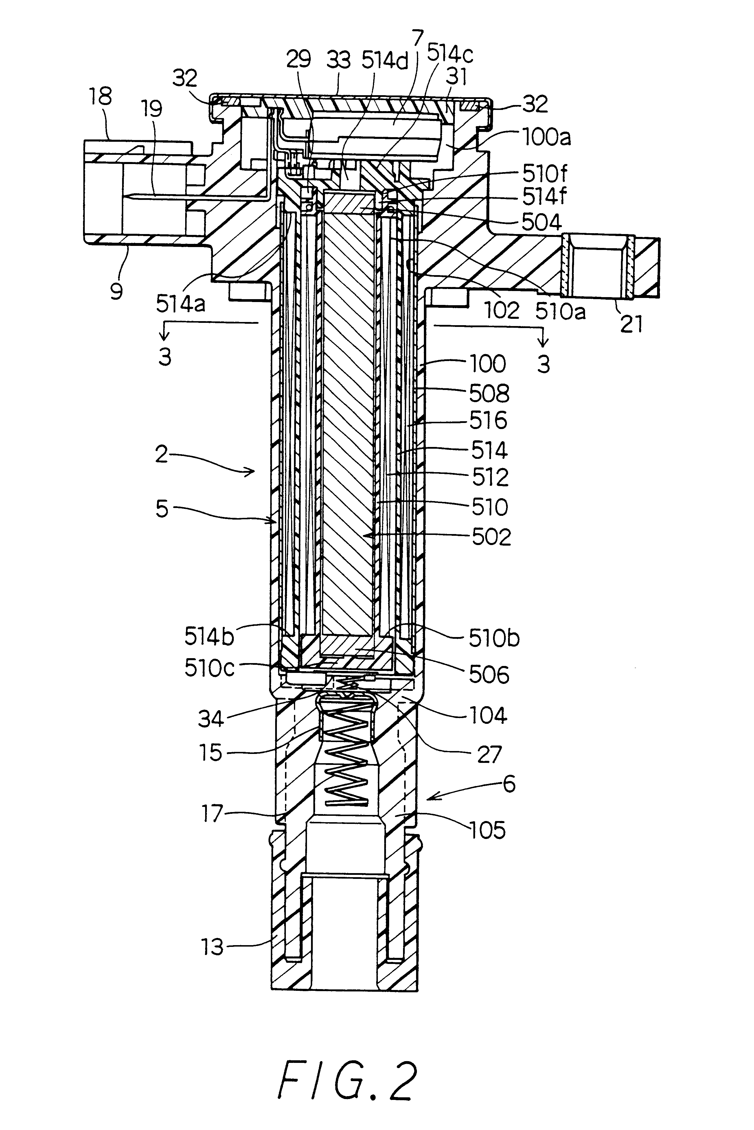 Ignition coil for an internal combustion engine