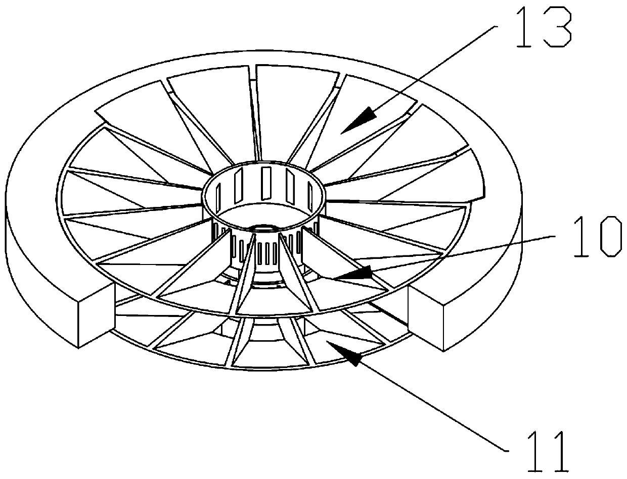 Device for directly preparing reduced sponge iron from pellets