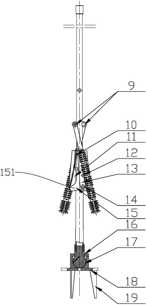 Retractable hole dilating drill and hole dilating technology