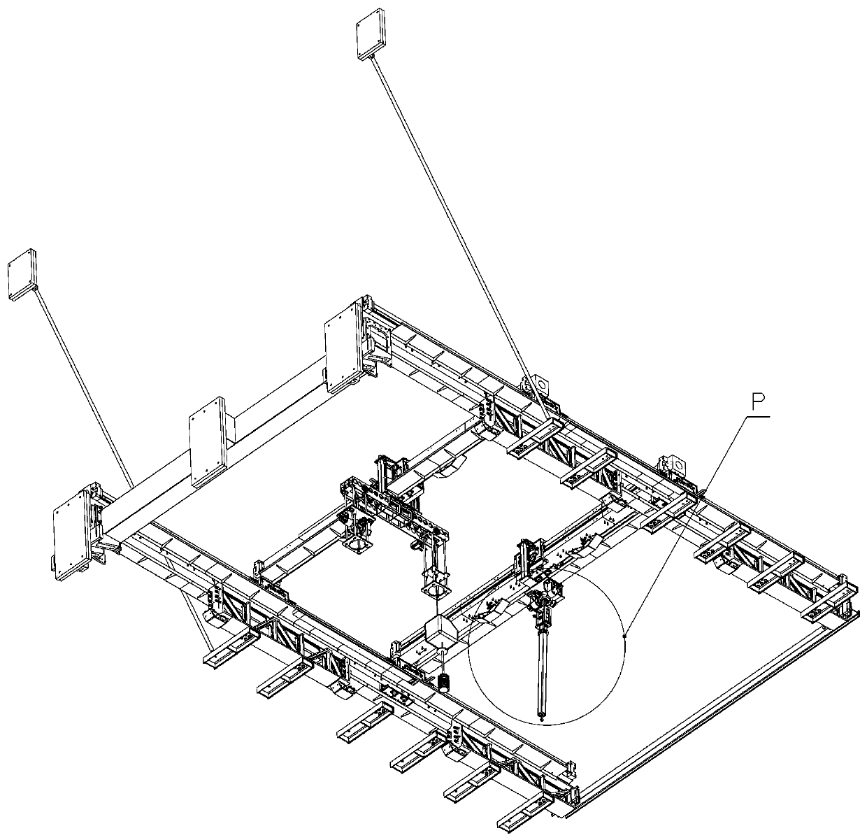 Three-dimensional active gravity unloading device suitable for multi-degree-of-freedom experimental object