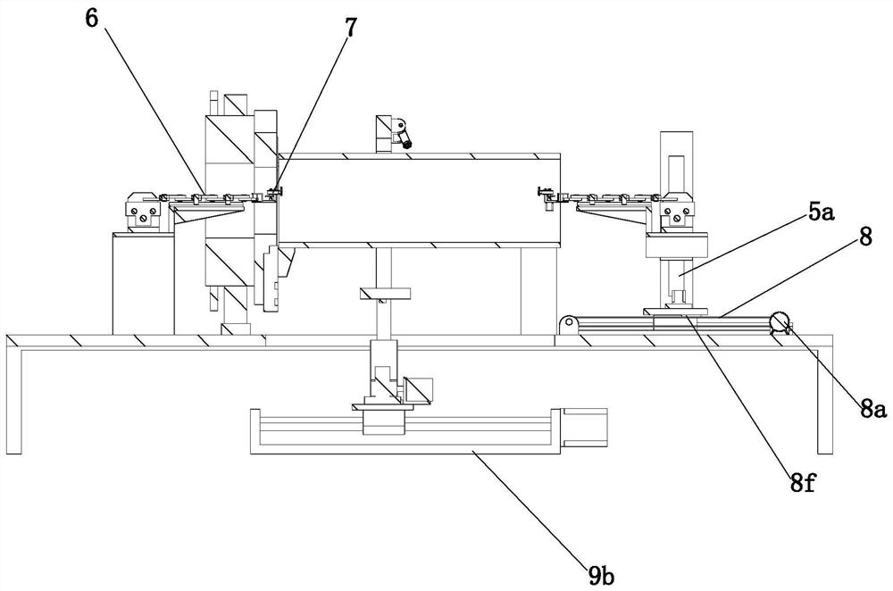 An automatic spraying machine for inner and outer walls of steel pipes