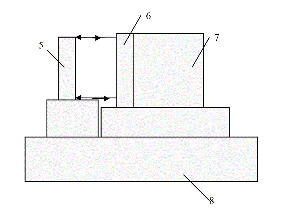 Vertical wide-range high-precision optical plane testing device