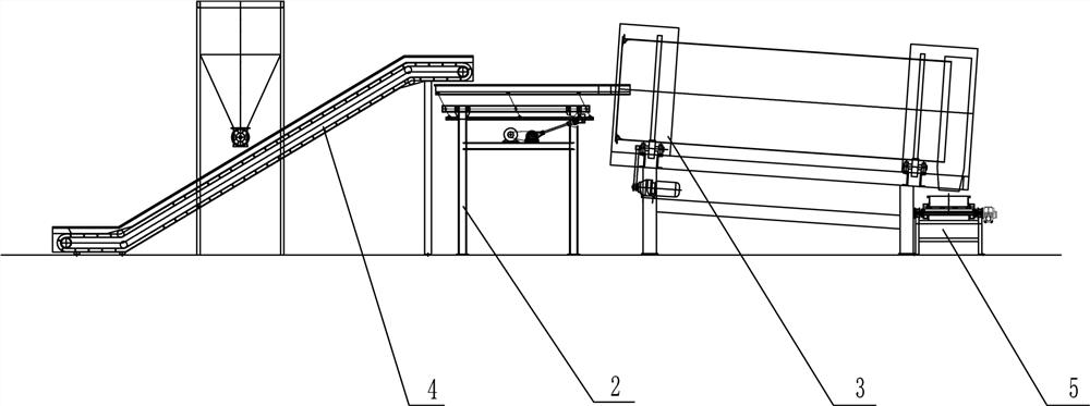 A green brick tea production line and production method