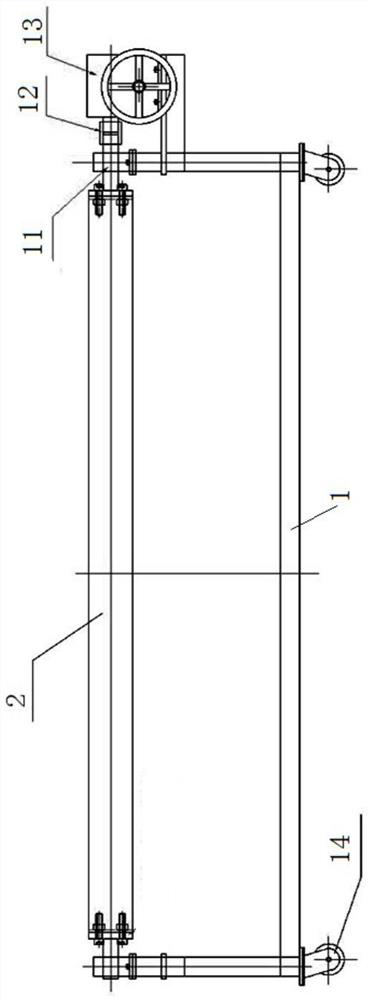 Positioning device for welding curved-surface three-dimensional handrail