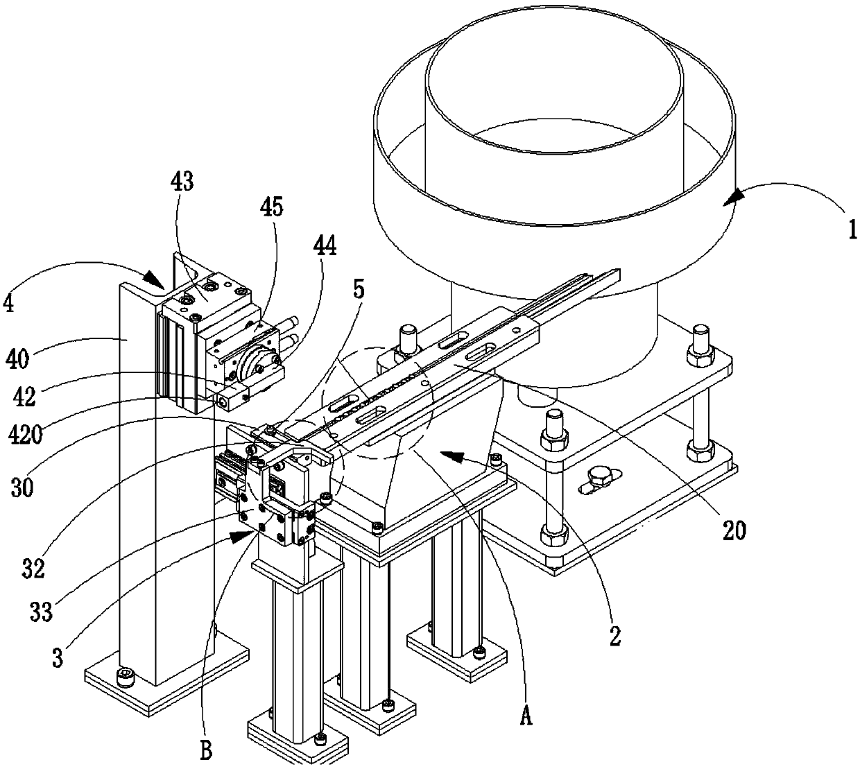 Welding nail feeding system