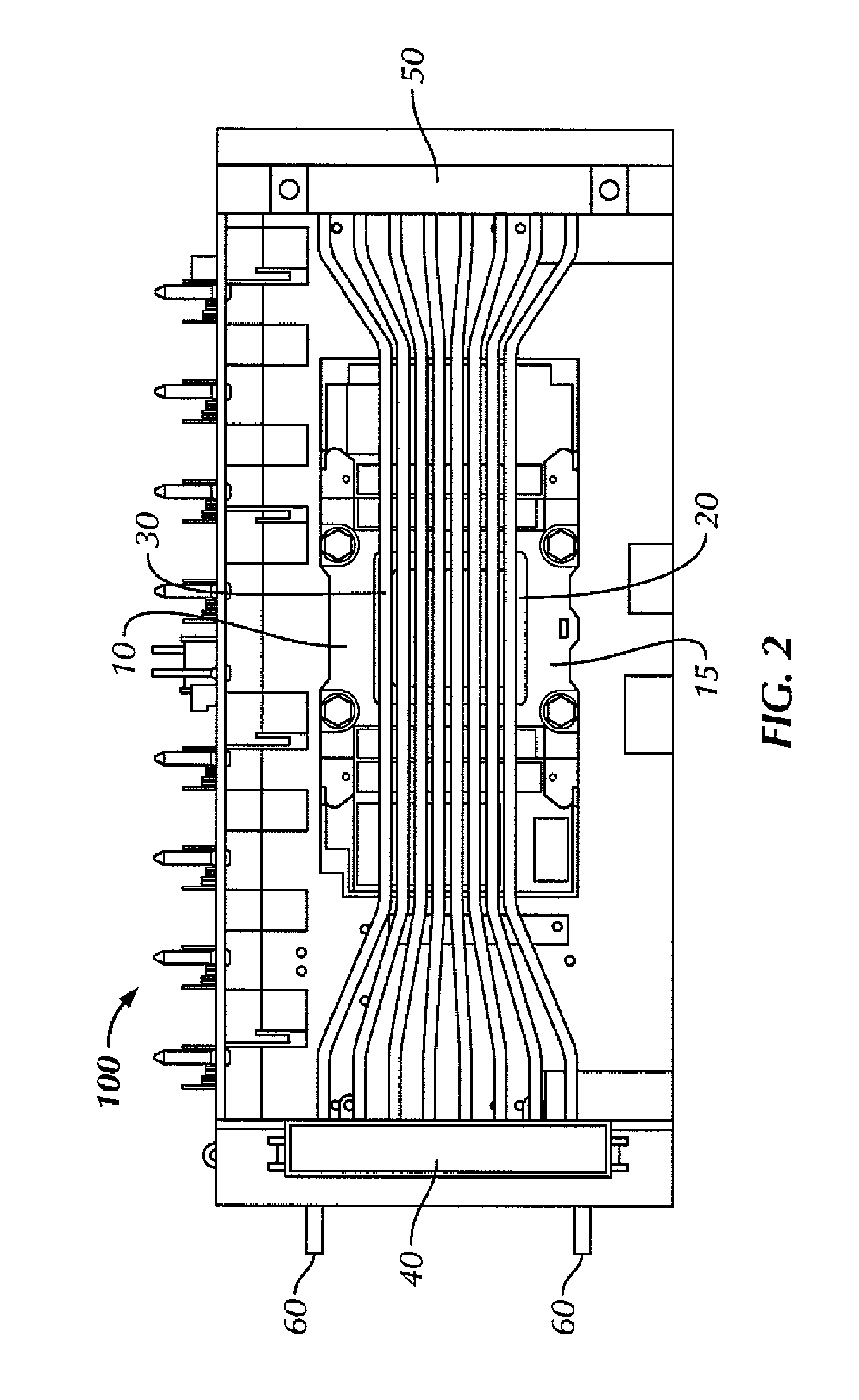 Thermal transfer technique using heat pipes with integral rack rails