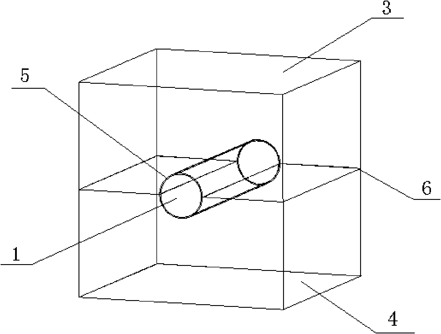 Method for modularizing crystal and heat sink in laser diode pumped solid laser