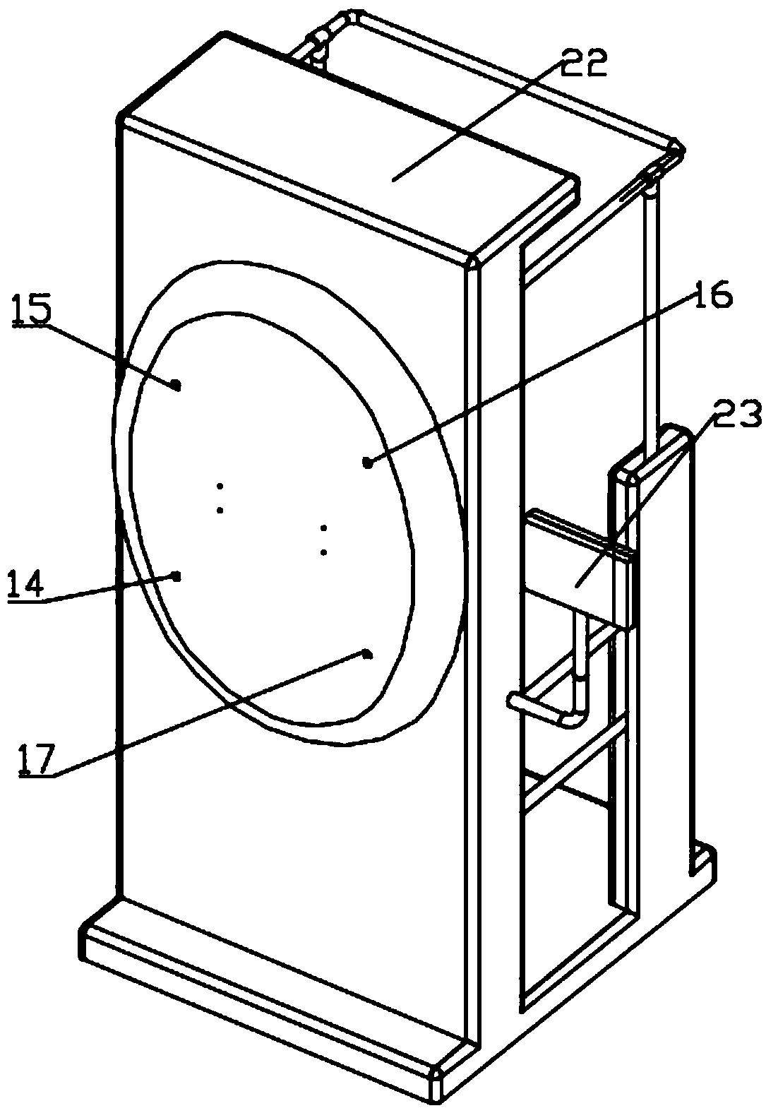 Multifunctional upright physical fitness testing instrument