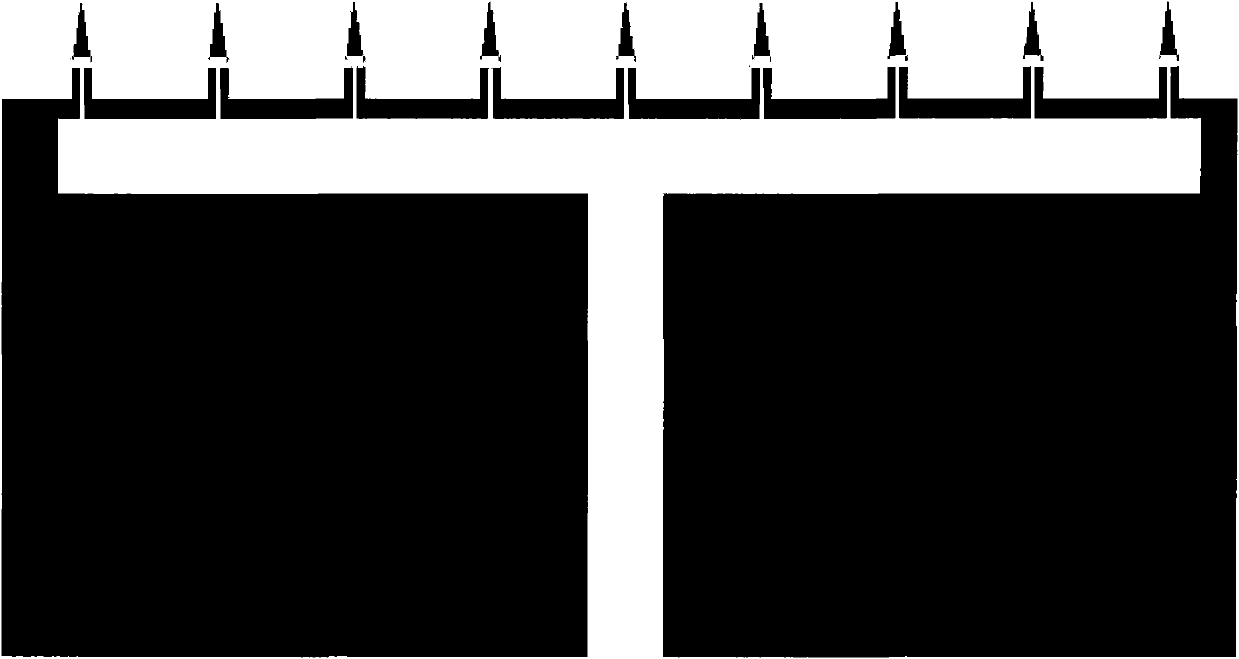 Method for preparing plane hollow microneedle for transdermal administration