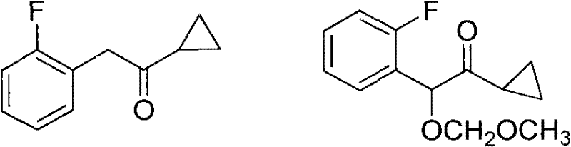 Method for preparing prasugrel intermediate with one-pot method