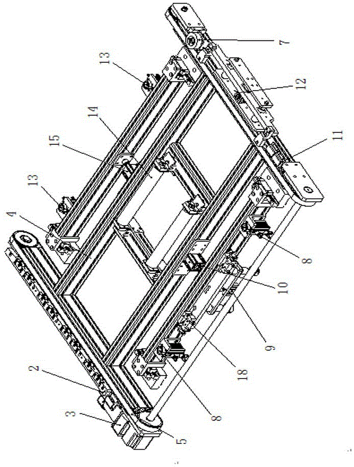 Mobile positioning mechanism for large support plate