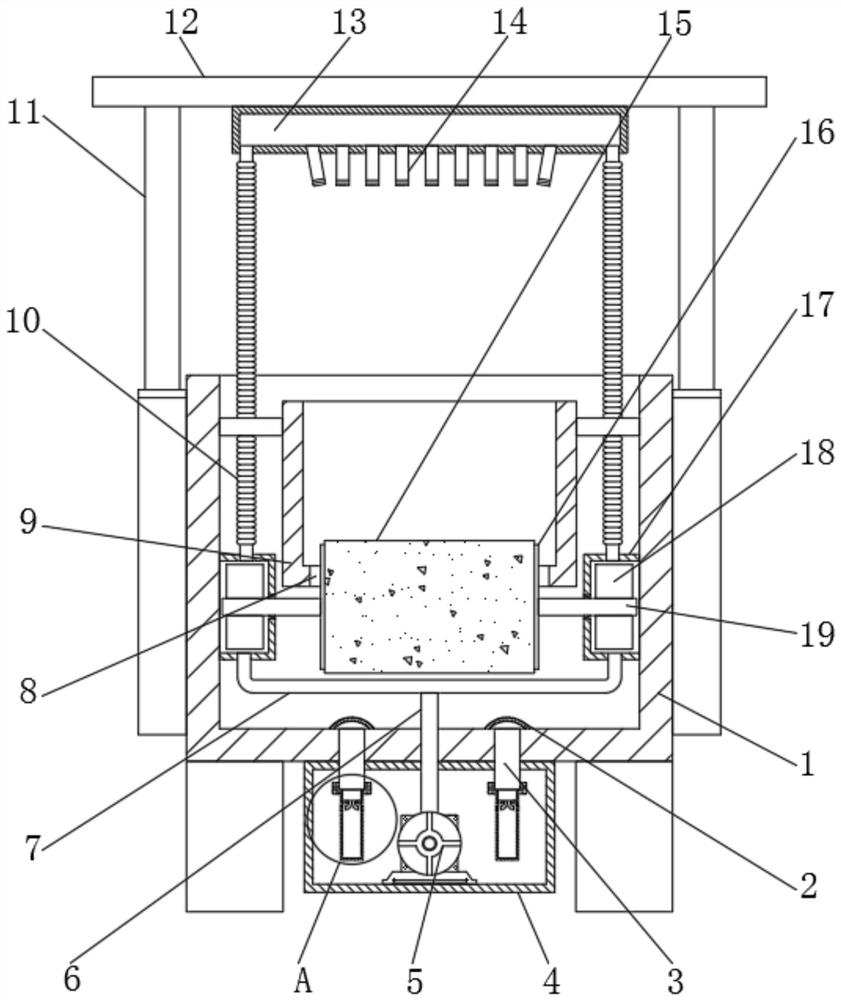 Parts cleaning device for mechanical processing