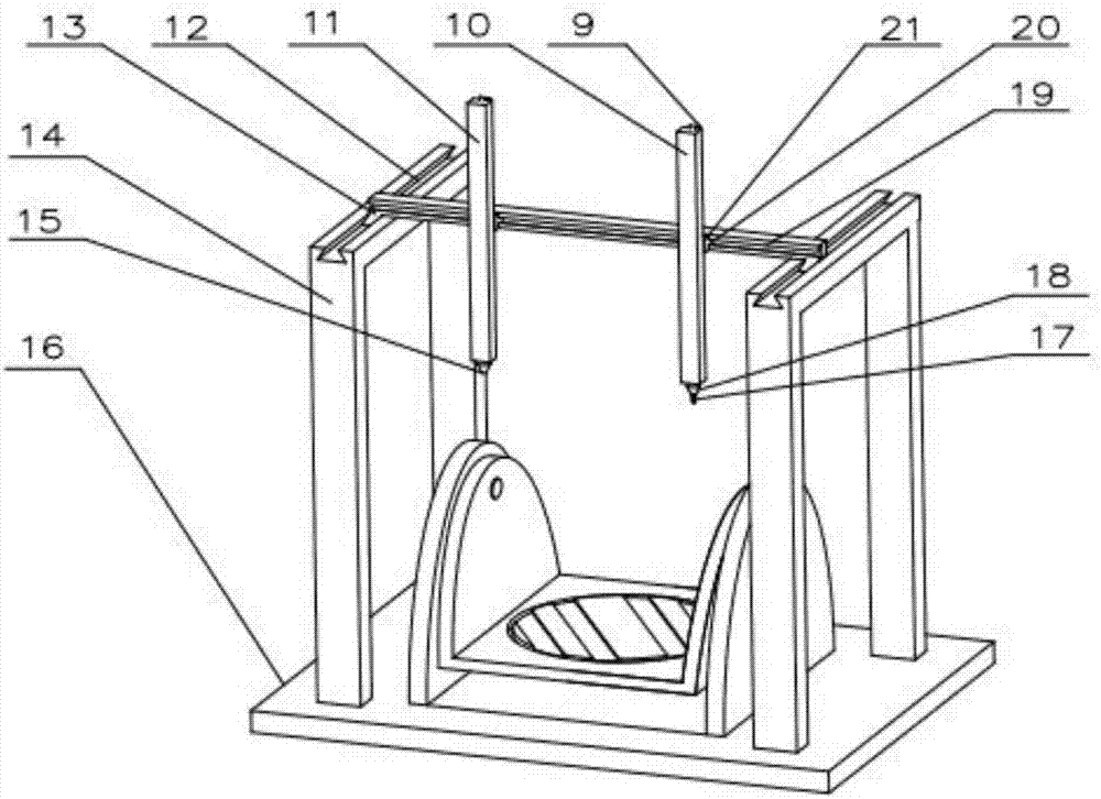 Additive and subtractive composite 3D printing equipment and method based on (cold metal transfer) CMT welding and multi-axis numerical control machine tool