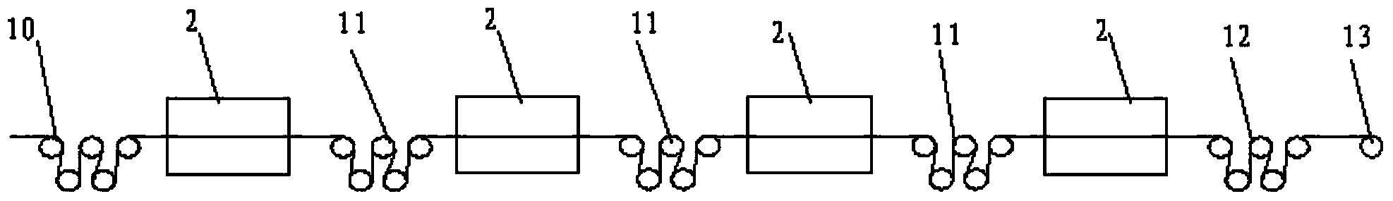 Ultra-high-molecular-weight polyethylene protofilament drafting method