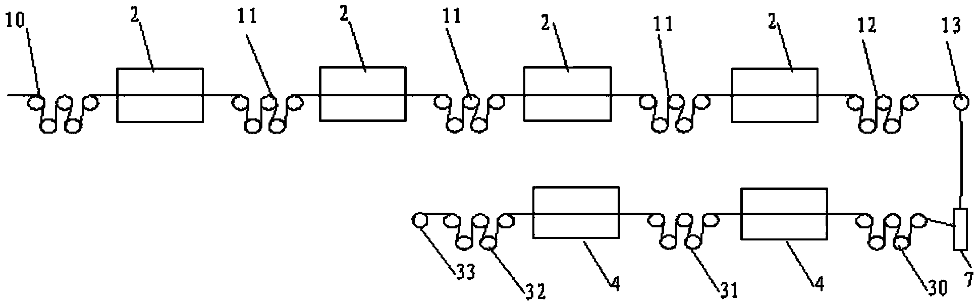 Ultra-high-molecular-weight polyethylene protofilament drafting method