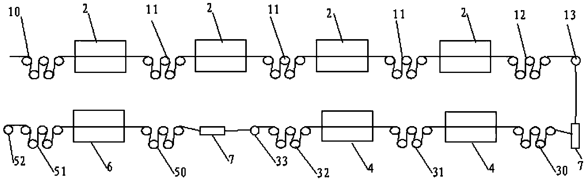 Ultra-high-molecular-weight polyethylene protofilament drafting method