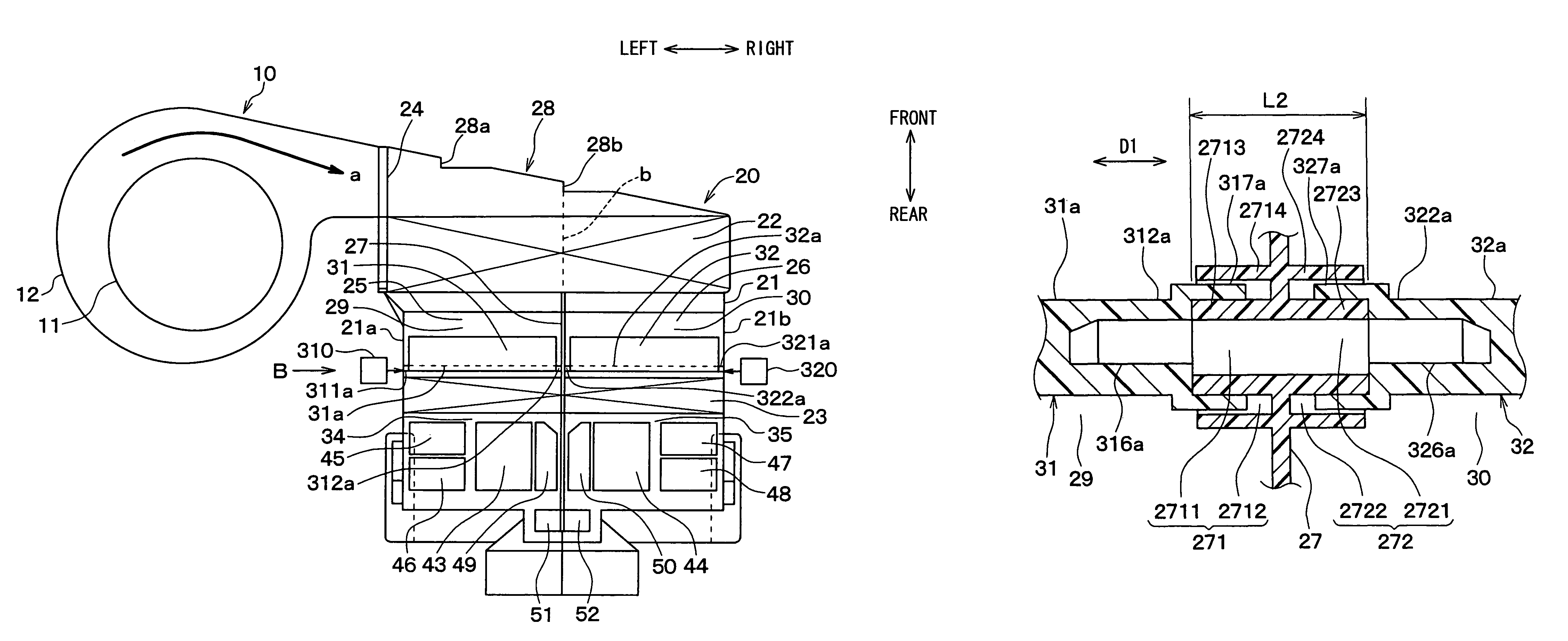 Passage opening and closing device