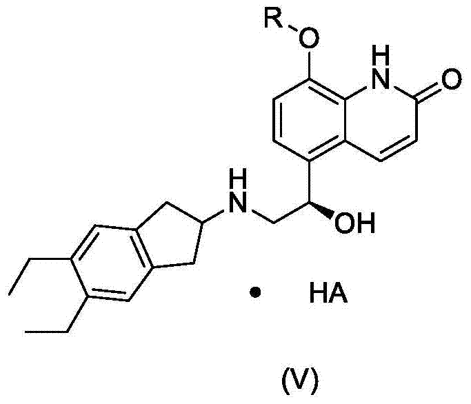 Indacaterol intermediate salt and preparation method thereof