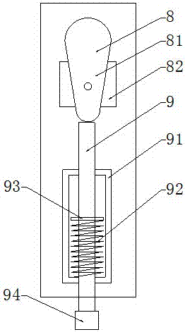 Board nailing machine for wood packaging