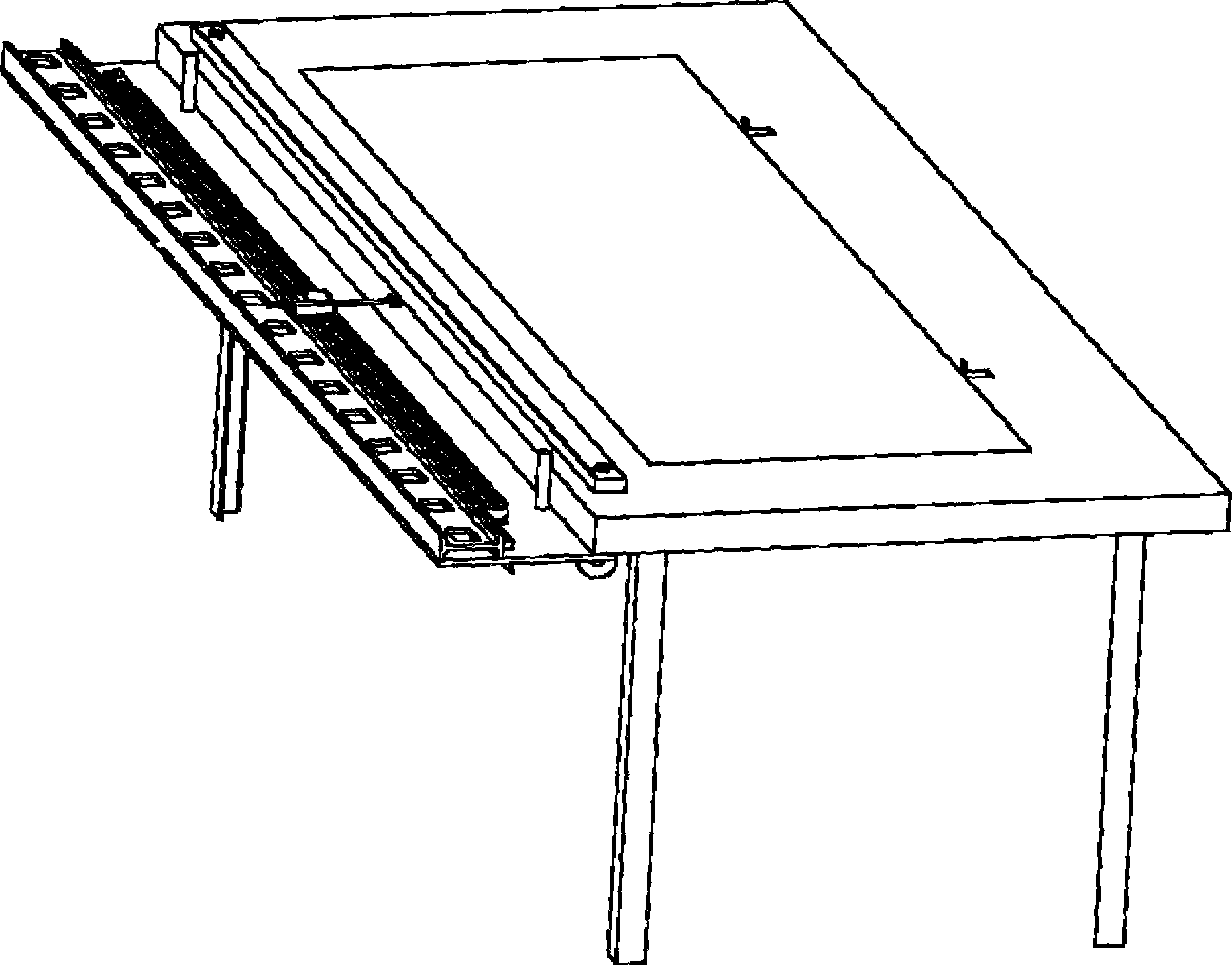 Automatic detection apparatus for thin camber