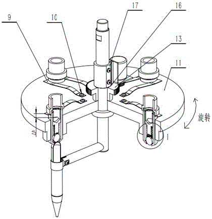 A single-nozzle multi-source biological 3D printing device and method thereof