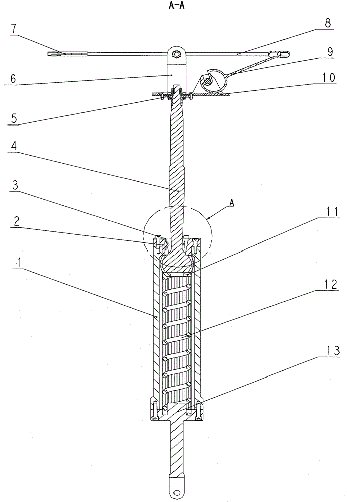 Passive safety protection device for automobile steering wheel